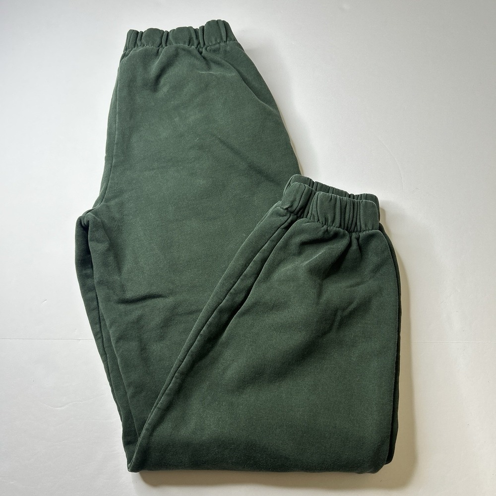 Brandy Melville Rosa Sweatpants Women's One Size OS Washed Forest Green Tapered